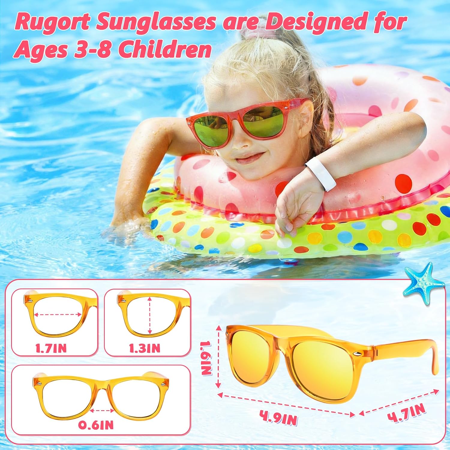 Kids Sunglasses Bulk Party Favors - 24Packs Boys Girls Sunglasses for Kids Age 3-8, Neon Sunglass with UV400 Protection, Goodie Bags Stuffers for Kid Birthday Party Supplies, End of Year Student Gifts - Image 7