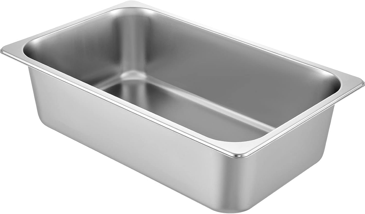VEVOR 6 Pack Hotel Pans, Full Size 6-Inch, Stainless Steel Steam Table Pans,Anti-Jam Catering Trays for Steam Tables, for Home, Party, Restaurant, Hotel, Buffet - Image 8