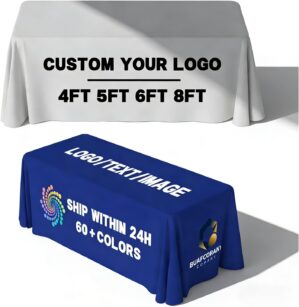 Custom Table Cloth with Business Lo...