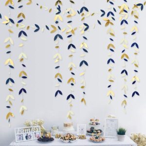52 Ft Navy Blue Gold Party Decorati...