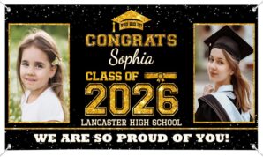 Personalized Graduation Banner with...