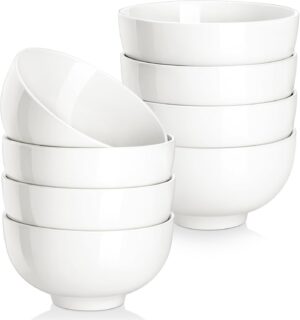 MALACASA Small White Bowls Set of 8...