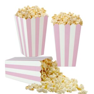 XIEHE 24 Pack Striped Popcorn Boxes...