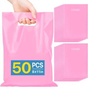 ANZNKU 50 PCS Pink Bulk Gift Bags 8...