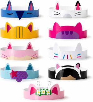 18 Cat Dollhouse & Friends Pap...