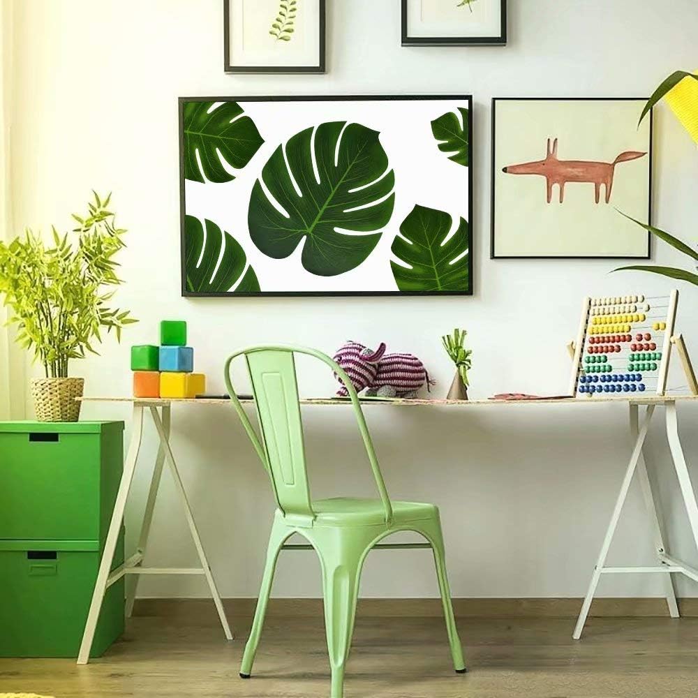 60Pcs Tropical Party Decorations Supplies Tropical Palm Leaves Hibiscus Flower Simulation Artificial Leaf for Hawaiian Luau Safari Party Jungle Beach Theme BBQ Birthday Parties Decorations Table Decor - Image 6