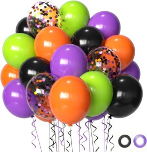 Halloween Party Balloons,Black Oran...