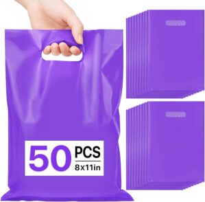 ANZNKU 50 PCS Purple Party Favor Ba...