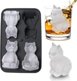 3D Cat Ice Cube Mold, Admaison Ice ...