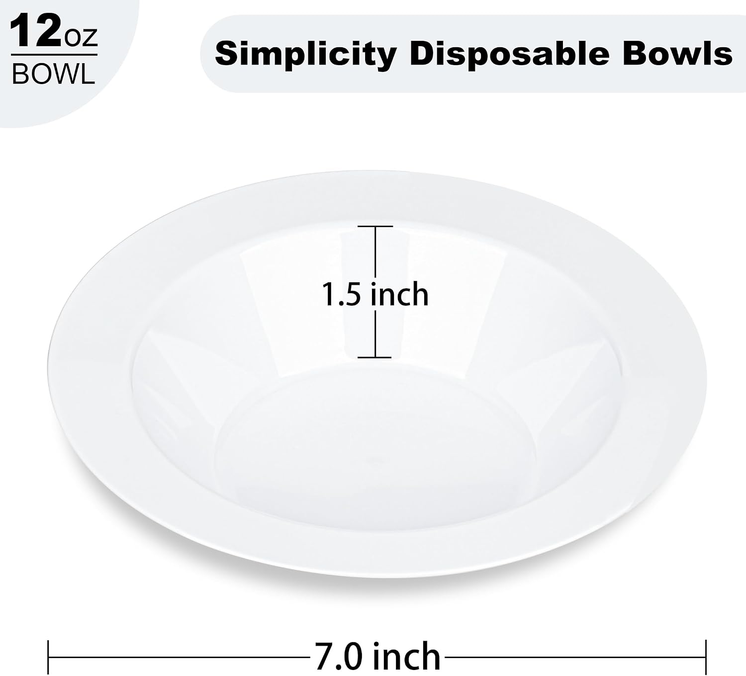 BESTVIP Gold Dinnerware Set for 100 Guests, Plastic Dinnerware Set for Party, Include: 100 Gold Dinner Plates, 100 White Bowls, 100 Dessert Plates, 100 Silverware Set, 100 Cups, 100 Paper Napkins - Image 5
