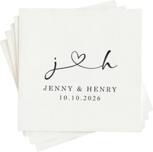 Personalized Cocktail Napkins Weddi...