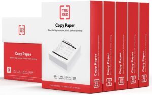 TRU RED Copy Paper, 8.5″ x 11...