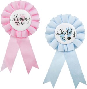 2 Pieces Daddy and Mommy To Be Tinp...