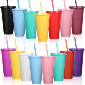 Honeydak 15 Pack Tumbler with Straw...