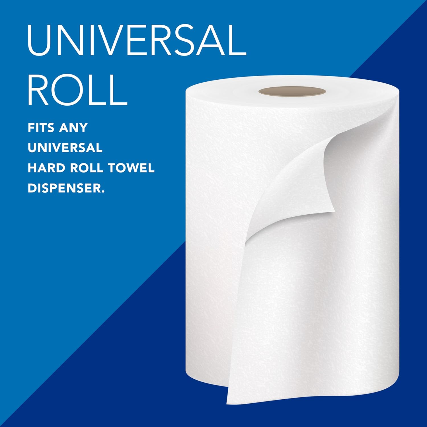 Scott Professional Universal 100% Recycled Fiber Hard Roll Paper Towels, Bulk (56158), Hardwound 1.5" Core, Absorbency Pockets, Compressed, White (6 Rolls at 800' Each, 4,800'/Case) - Image 4