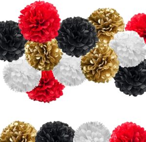 Aimtohome Red White Black Gold Pape...