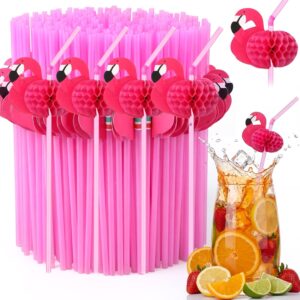 Eaasty 500 Pcs Flamingo Straws Bulk...