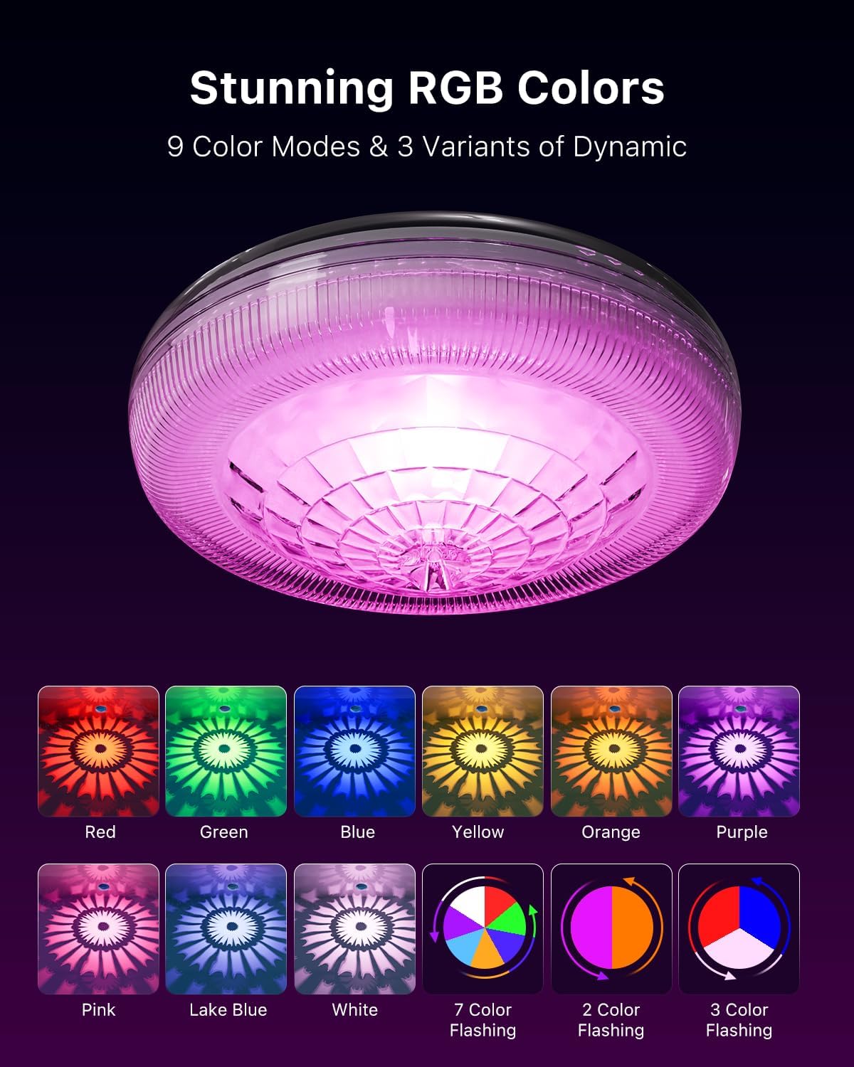 Solar Floating Multicolor Pool Lights with Remote Timer Waterproof Lamp 9 Fixed Adjustable Color for Family Night Swimming Security Lighting, Use to Yard, Garden, Outdoor Inground Pool, Ponds, Hot Tub - Image 2
