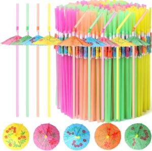 Eaasty 800 Pcs Umbrella Straws Bulk...