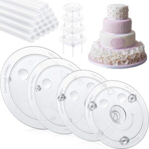 Cake Pin Sticks Set, 16 Pieces Plas...