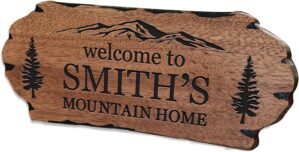 Personalized Cabin Sign – Rus...