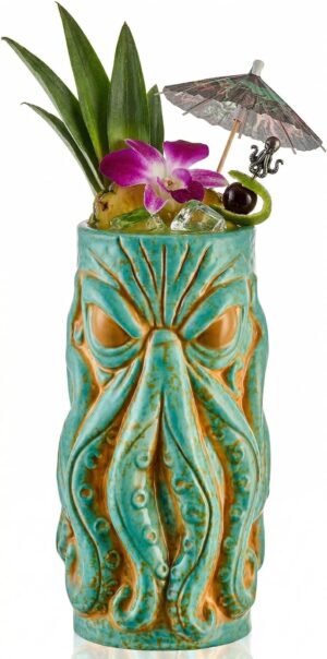 Kraken Ceramic Tiki Mug, 18 oz Hi B...