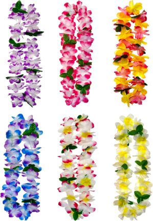 FreshDear 6 Counts Hawaiian Leis Bu...