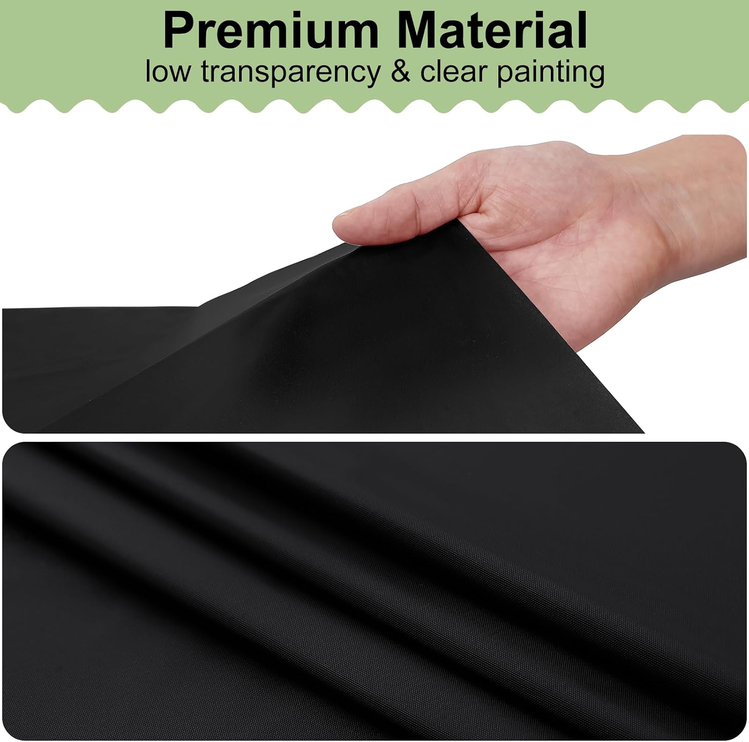 misaya 6 Packs Disposable Plastic Table Cloth, 54 x 108 Inch Waterproof Rectangle Tablecloth, Leakproof & Sturdy Decorative Table Covers for Party, Outdoor and Back to School, Black - Image 8