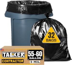 Tasker Contractor Garbage Bags 55 G...