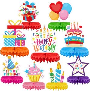 9 Pieces Birthday Table Decorations...