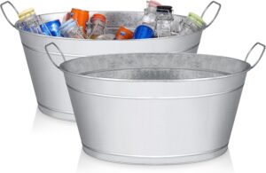 BARsics Large 6-Gallon Galvanized T...