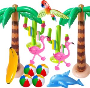 13-Piece Inflatable Beach Ball Set,...