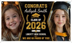 Personalized Graduation Banner with...