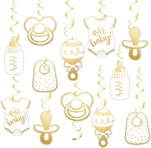 12 Pcs Swirl Hanging Decorations fo...