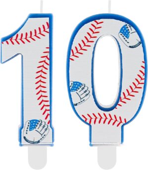 10 Numeral Birthday Candles for Cak...