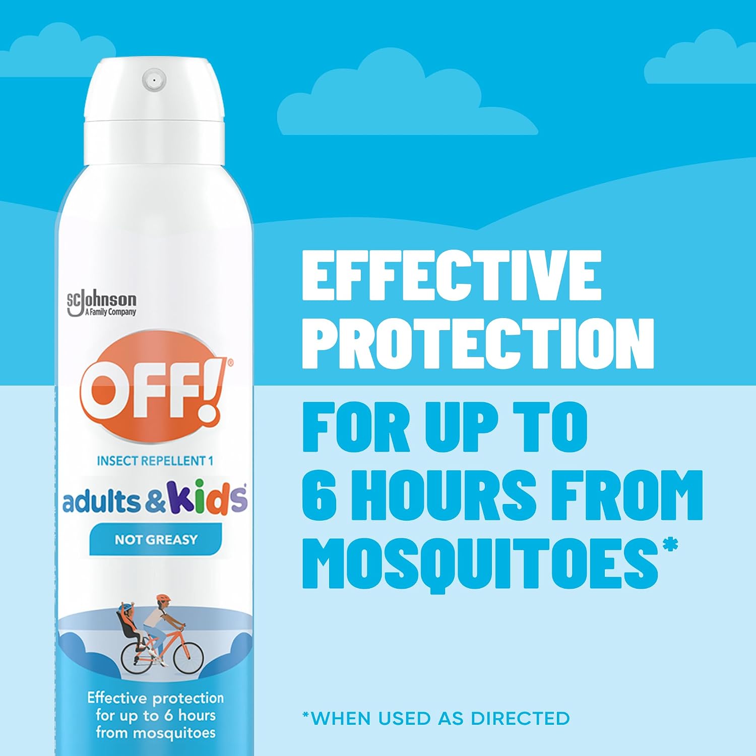 OFF! Insect Repellent Aerosol for Adults & Kids, Fragrance-Free Picaridin Bug Spray for Everyday DEET-Free Protection from Mosquitoes and Ticks, 5 oz, (Pack of 2) - Image 4