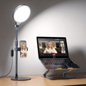 Dimmable Ring Light with Stand for ...
