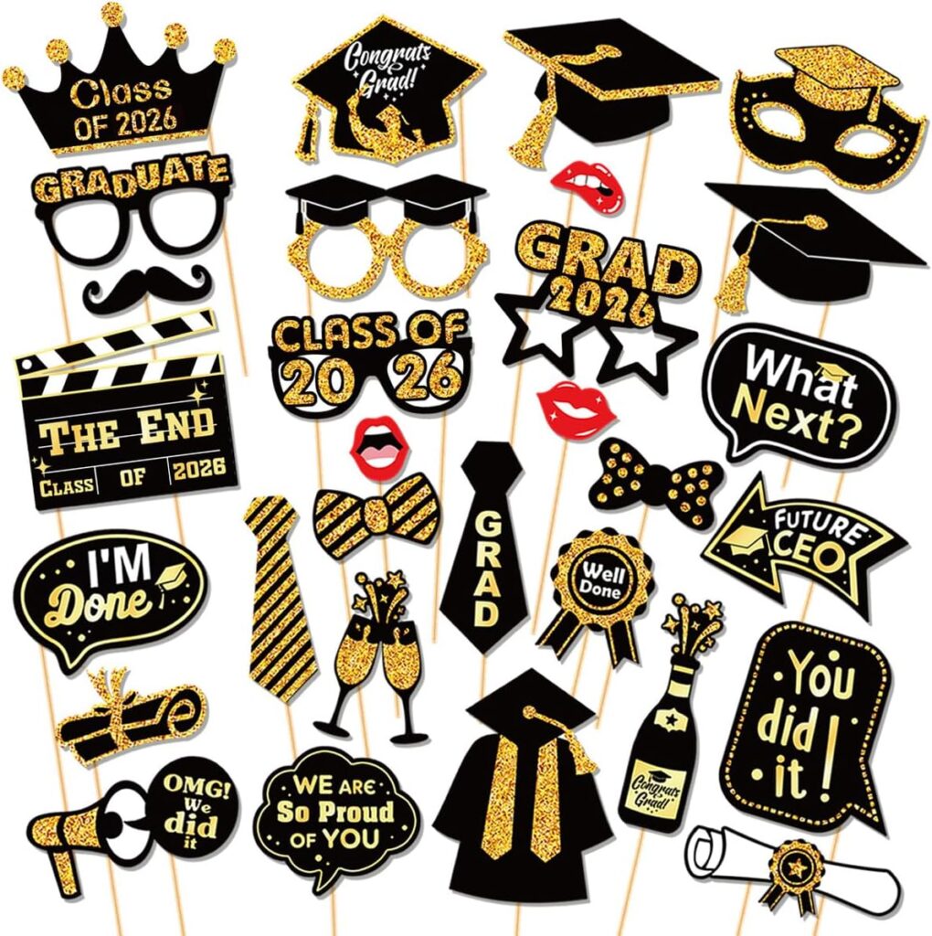 Graduation Photo Booth Props