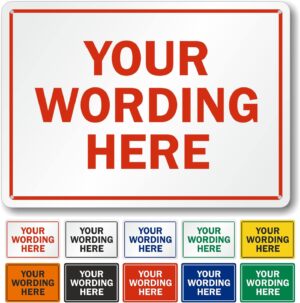 SmartSign Custom Metal Sign –...