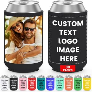 30 Pack Personalized Can Sleeve Coo...