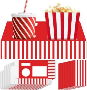 48Pcs Movie Night Supplies 24 Movie...
