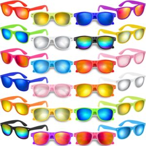 12 Pack Neon Sunglasses with Colorf...