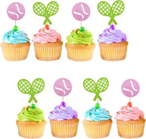 24pcs Tennis Cupcake Toppers, Tenni...