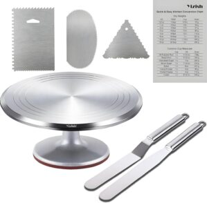 Yizish Cake Turntable Aluminum Allo...