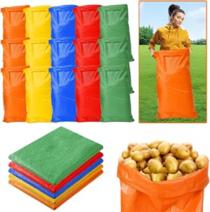 15Pcs Potato Sack Race Bags Large S...