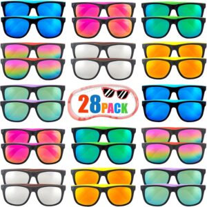 Neon Party Sunglasses,28 Pack 7 Col...