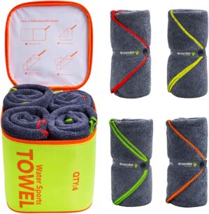 4Monster 4-Pack Quick Dry Microfibe...