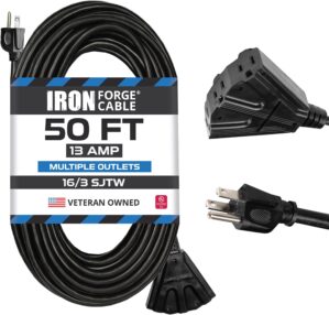 Iron Forge Cable 50 Ft Black Extens...