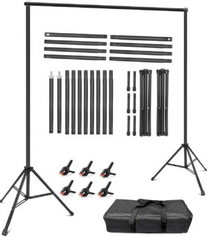 Hemmotop Backdrop Stand 10x8ft (WxH...