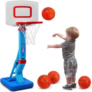 SUPER JOY Toddler Basketball Hoop &...
